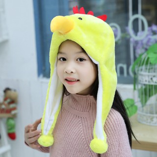Mũ len lông dạ đầu thú cưng (Cáo, Bò sữa, Thỏ, Mèo Kitty, Cún, Gà, Gấu, Chó đốm, Hổ) đáng yêu