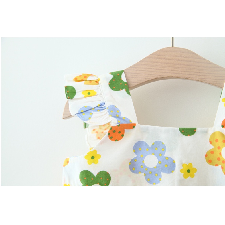 Size 7kg - 17kg - Set váy đầm cho bé gái họa tiết bông hoa xinh xắn