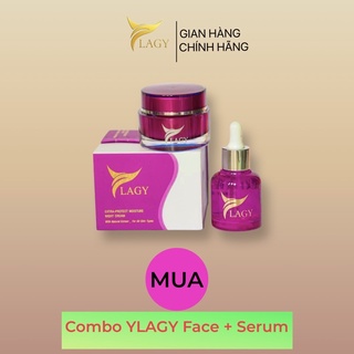 Bộ sản phẩm chăm sóc da Ylagy gồm Kem face 25g và Serum ylagy 30ml.