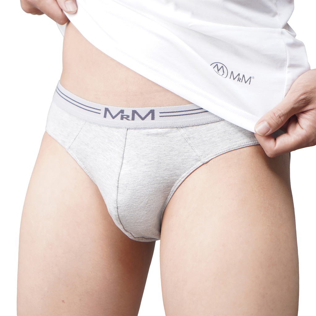 Combo 4 quần lót nam Brief Cotton Organic mềm mịn thoáng mát MRM Manlywear - 2 Màu tặng tất cao cấp