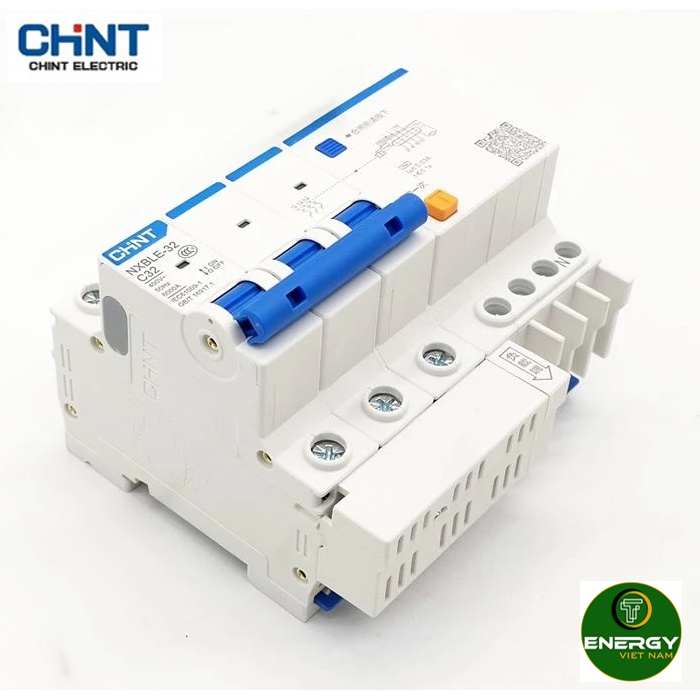 Cầu Dao - Aptomat RCBO Chint 3P+N 100A NXBLE-125 - Thiết Bị Điện ENERGY