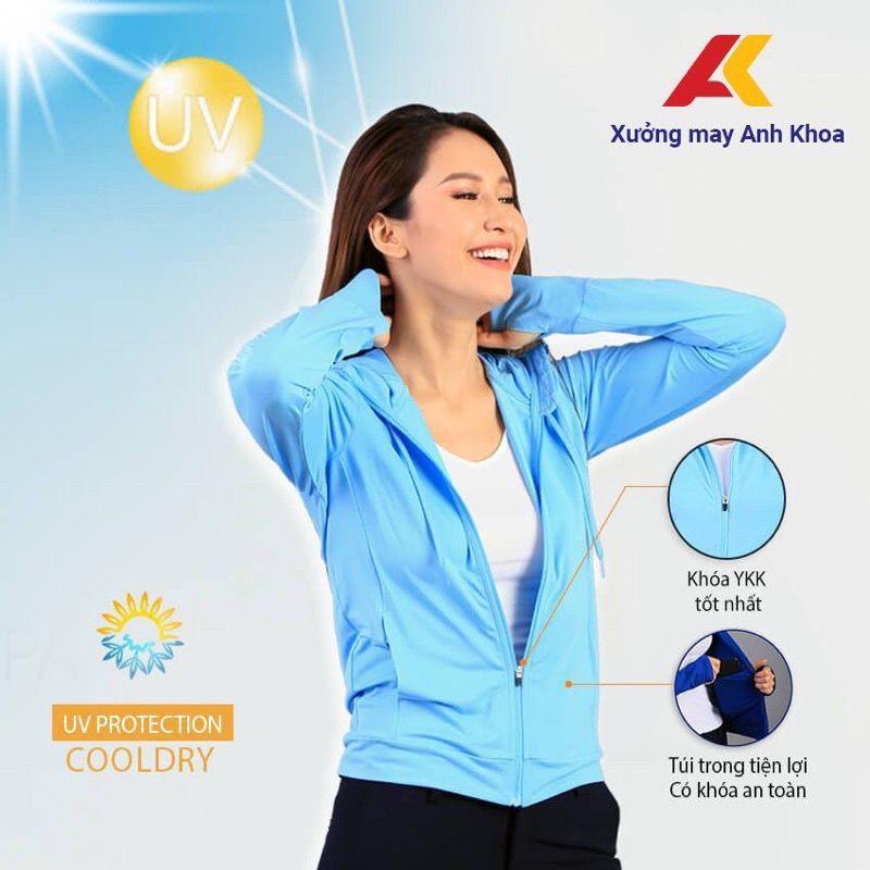 áo chống nắng nữ chấp đep loại 1 chống tia UV cao câp