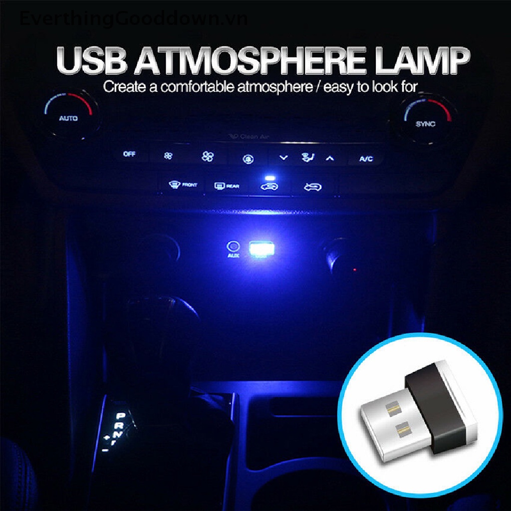 Everthinggood Dải Đèn LED USB Mini Linh Hoạt Màu Neon Trang Trí Nội Thất Xe Hơi