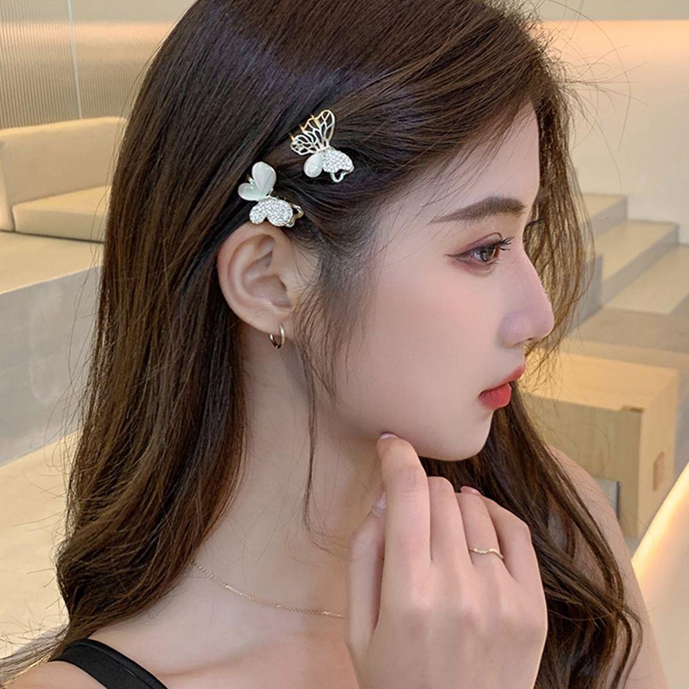 Kẹp Tóc Càng Cua Rỗng Bằng Hợp Kim Phong Cách Hàn Quốc Ngọt Ngào Cho Nữ