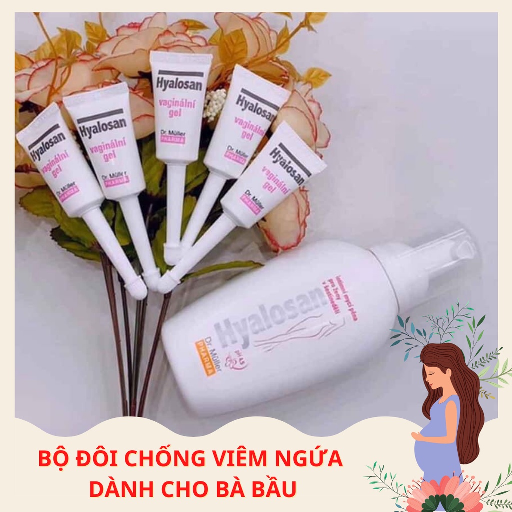 GEL TRl VlÊM NẤM PHỤ KHOA, DƯỠNG ẨM, TRẺ HÓA DA - Hyalosan Vaginal Gel [CHÍNH HÃNG]