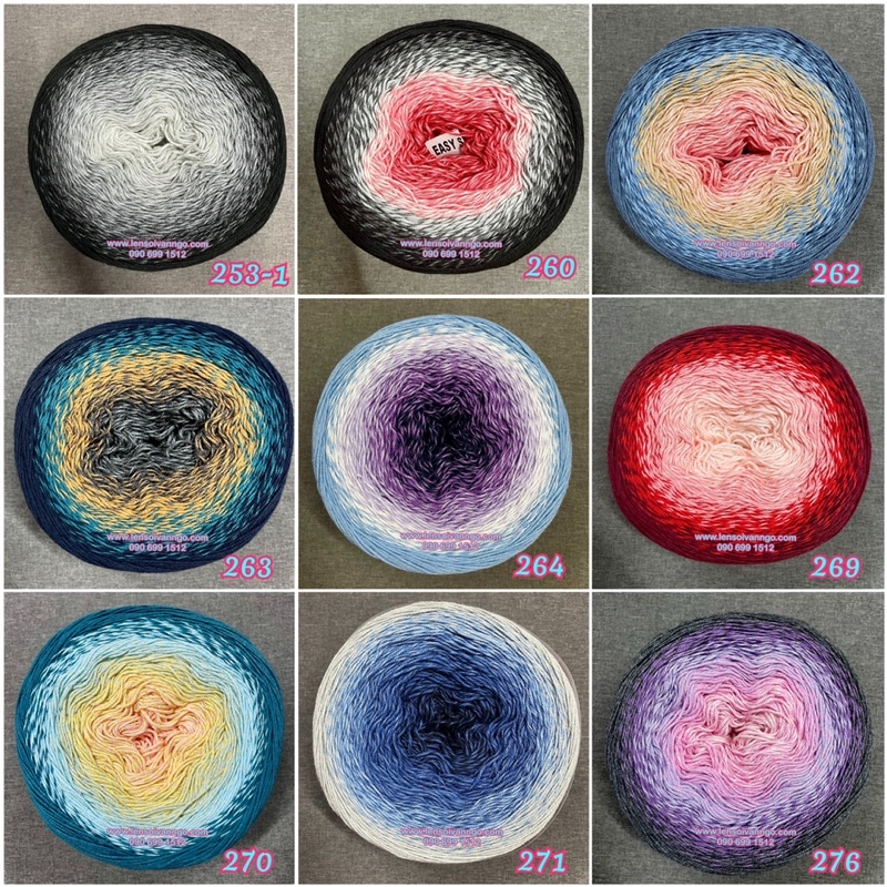 Sợi hè YarnArt FLOWERS (cuộn 250gr)