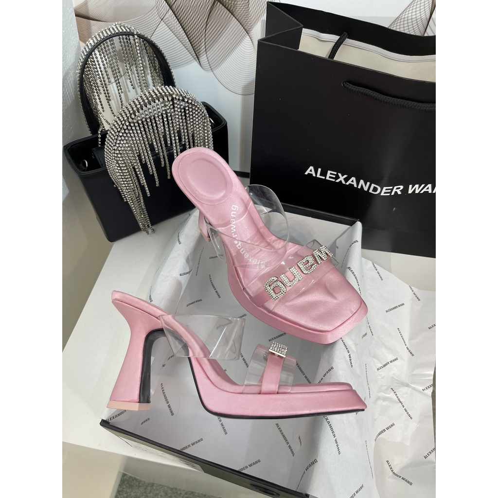 Giày Cao Gót jessie Bằng Nhựa pvc Trong Suốt Không Có Hộp Dành Cho Nữ