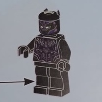 Đồ Chơi Lego Chính Hãng Nhân Vật Black Panther, Claw Necklace, Dark Purple and Lavender Highlights
