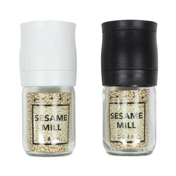 Lọ xay tiêu thủy tinh (nắp đen, trắng) Hàng Nội Địa Nhật