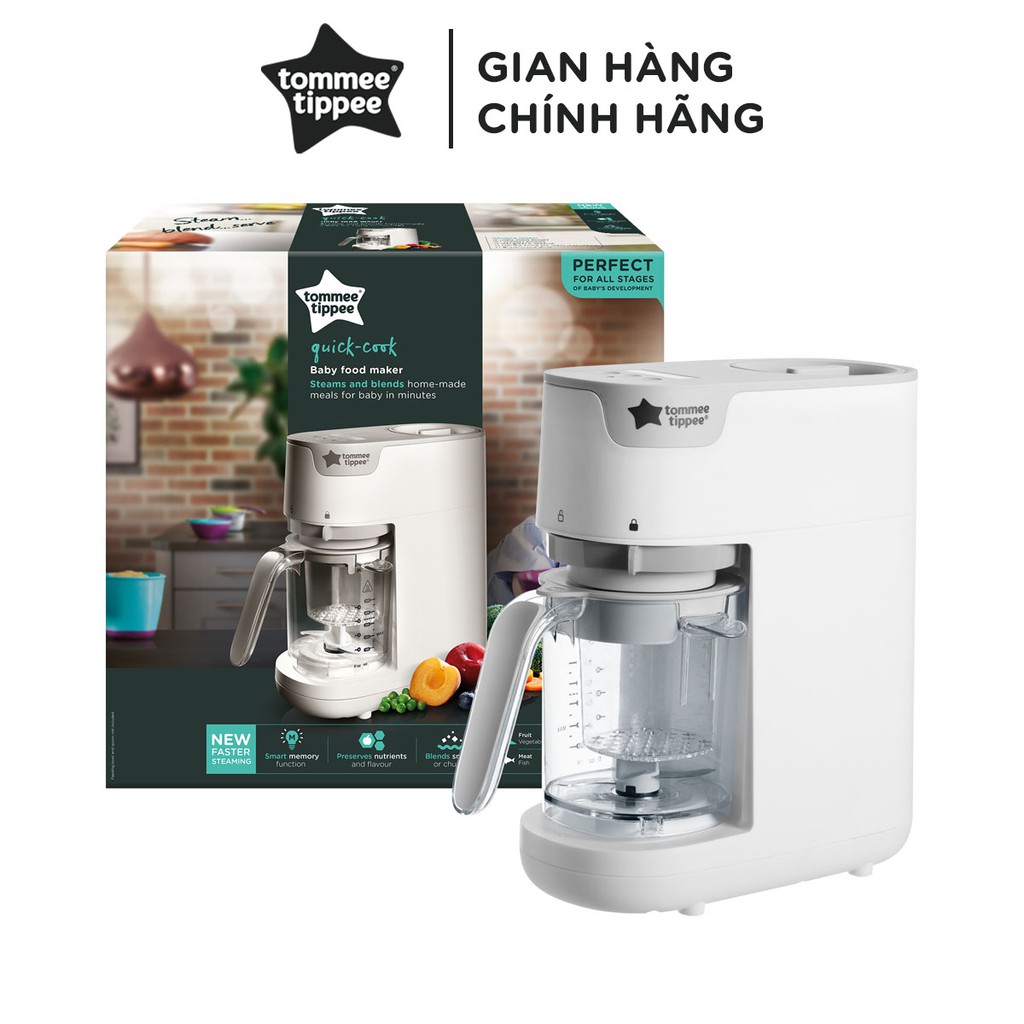 Máy xay hấp thức ăn Tommee Tippee Quick-Cook