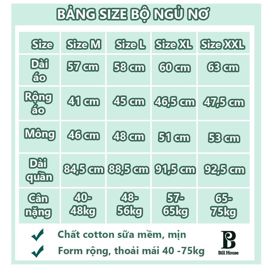 Đồ Bộ Nữ Pijama Tay Dài Quần Dài Cực Xinh TD07 | BigBuy360 - bigbuy360.vn