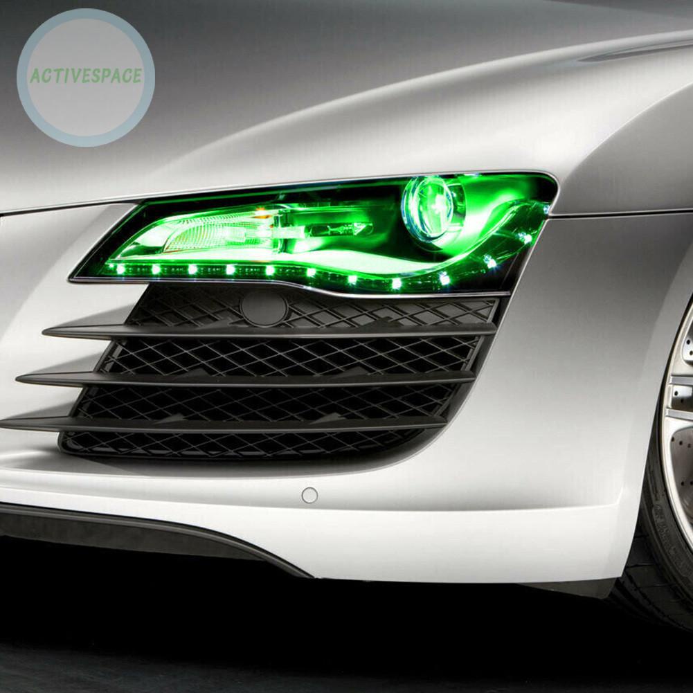 Lamp Film Universal 12&quot; X 48&quot; DRL For Headlight Green Parts Accessories