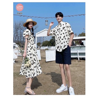 Đồ Đôi - ÁO ĐÔI - SET Áo Váy Đôi Chụp Ảnh Cưới E603 - LoviCouple - Có FeedBack