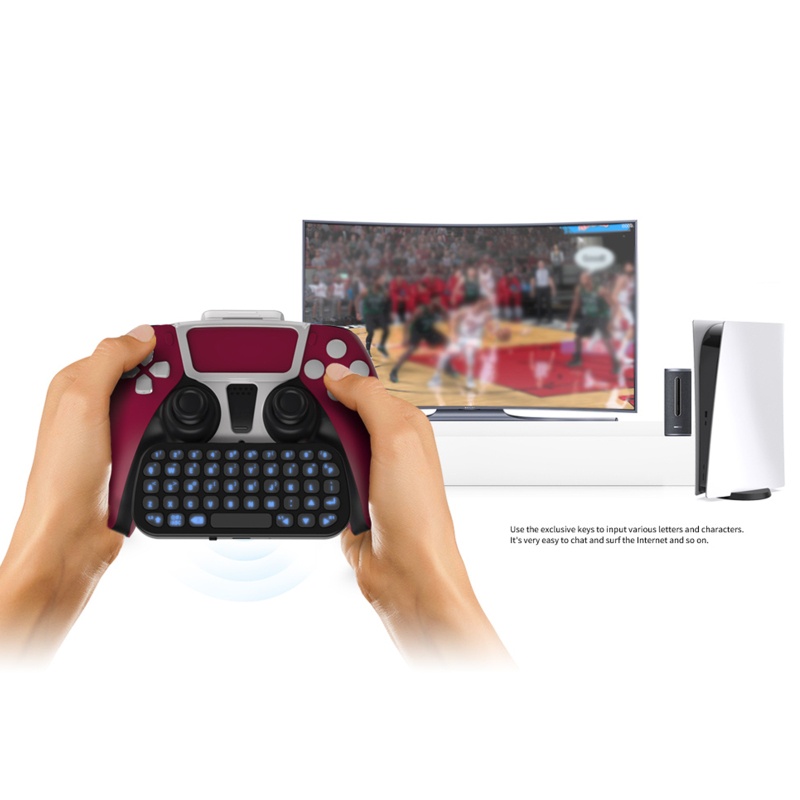 Bàn Phím Không Dây zzz Kết Nối Bluetooth Cho Ps5 / Ps5 Gamepa
