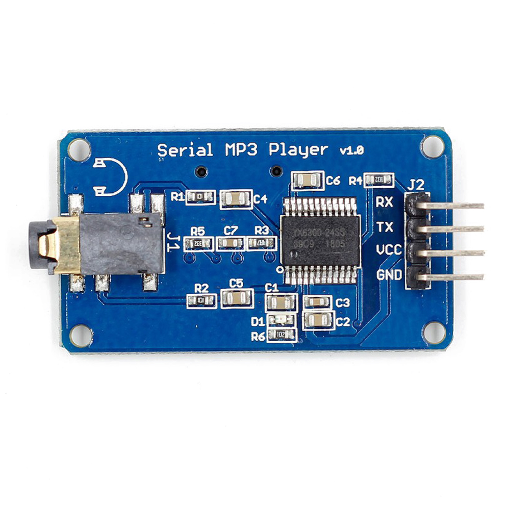 Mô Đun Điều Khiển Máy Nghe Nhạc Mp3 Mp3 Hỗ Trợ Micro Sd / Sdhc Cho Arduino / Avr / Arm / Pic 3.2-5.2v Dc