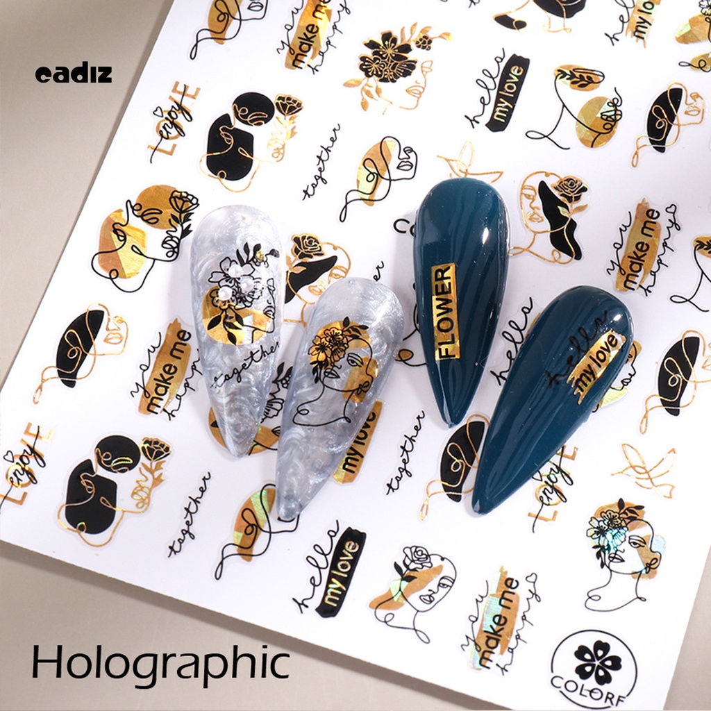 [Hàng mới về] Miếng dán trang trí móng tay họa tiết độc đáo tùy chọn