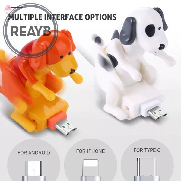 LL #COD+small Gift# Funny Humping Dog Fast Charger Cable Dog Charging Cable Suitable for Various Models of Mobile Phones Type-C Portable Con chó ôm ngộ nghĩnh Cáp sạc nhanh Cáp sạc cho chó phù hợp với nhiều kiểu điện thoại di động Type-C Portable .VN