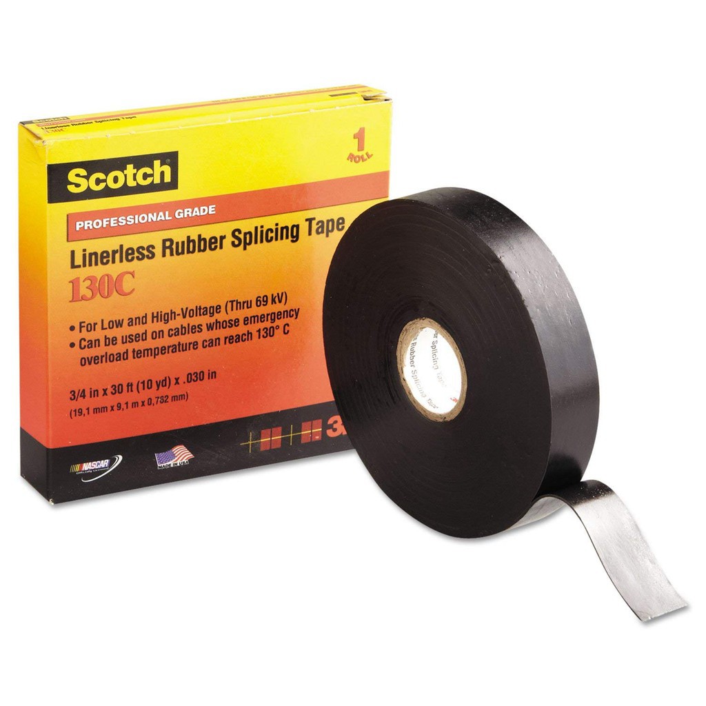 Băng keo cách điện trung thế 3M Scotch 130C 19mmx9.15m
