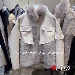 Áo da pha lông siêu sịn sò lông mềm mịn loại 1