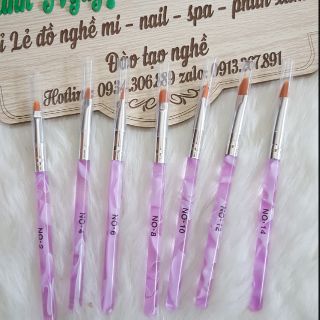 7 cây cọ đắp móng gel vẽ móng nail
