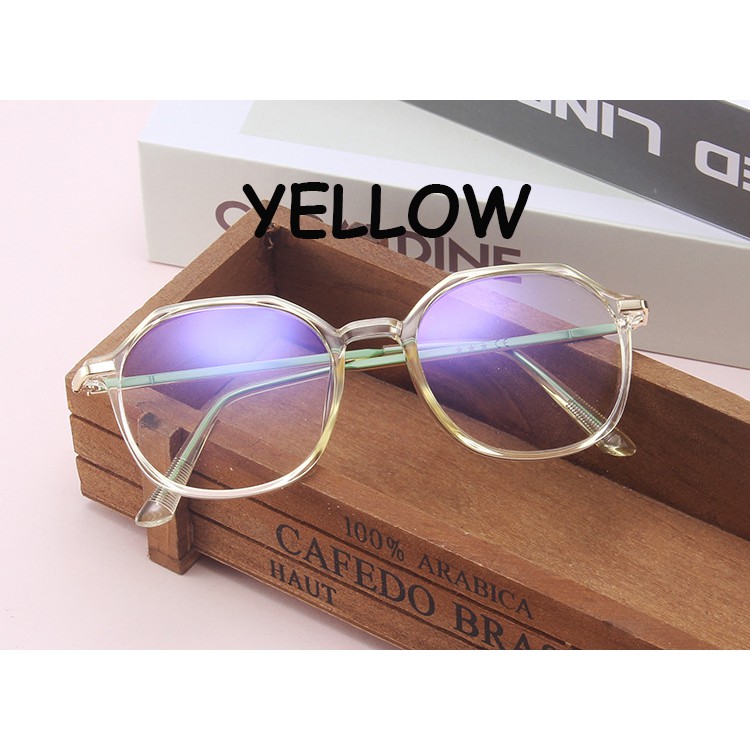 【Replaceable Lenses】Korean Phong Cách Bức Xạ Máy Tính Bảo Vệ Chống Xanh Dương Kính Mắt Nữ Dành Cho Học Sinh Sinh Viên Kính Mắt