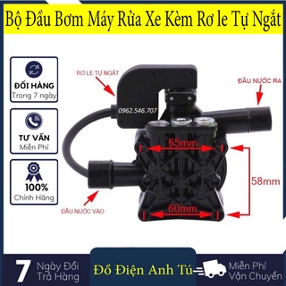 Đầu máy bơm rửa xe mini (có kèm rơ le điện)