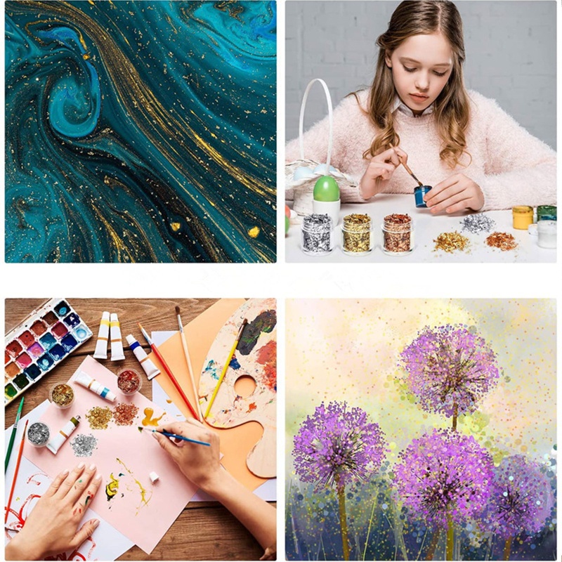 Set 3 Khuôn Lá Vàng Epoxy Dùng Để Làm Đồ Trang Sức Thủ Công