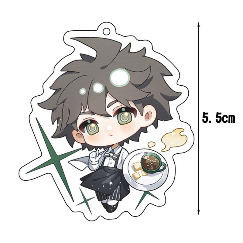 Móc Khóa Hai Mặt Bằng Acrylic Hình Nanami ChiaKi Nagito Komaeda Dễ Thương