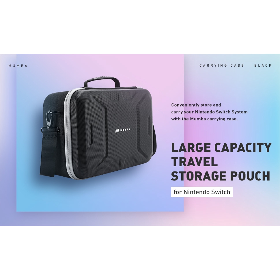 Túi đựng máy chơi game SUPCASE có tay cầm sức chứ lớn thích hợp cho Nintendo Switch