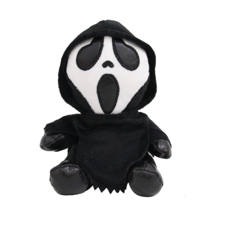 Horror Theme Doll Ghost Face Plush Death Doll Movie Scream Surrounding Ghost Face Plush Toys Children's Halloween Gifts
