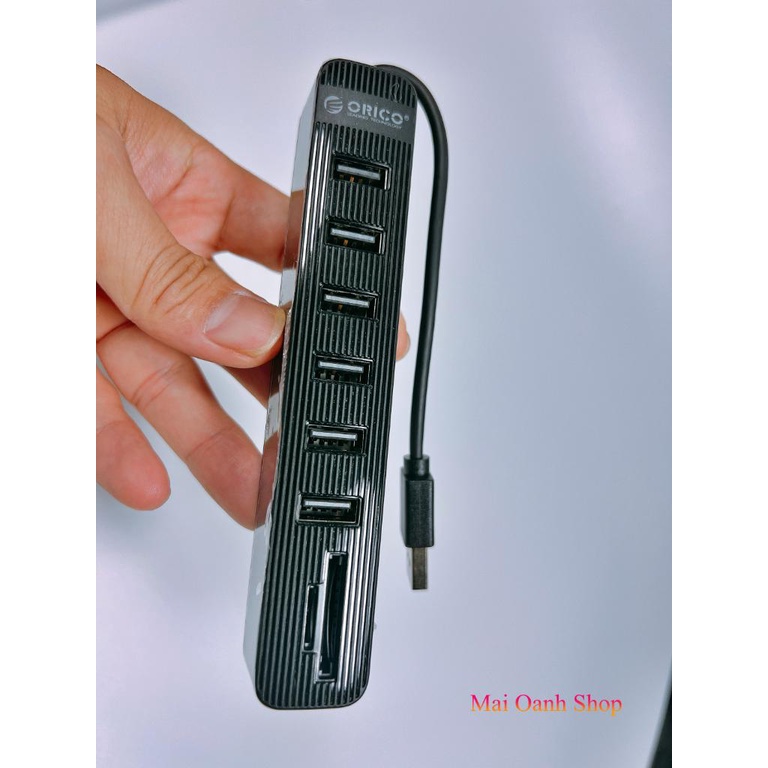 Bộ Chia USB 6 Cổng 2.0 HUB USB ORICO TWU2-6AST - Tương Thích MacOS, Windows, Linux