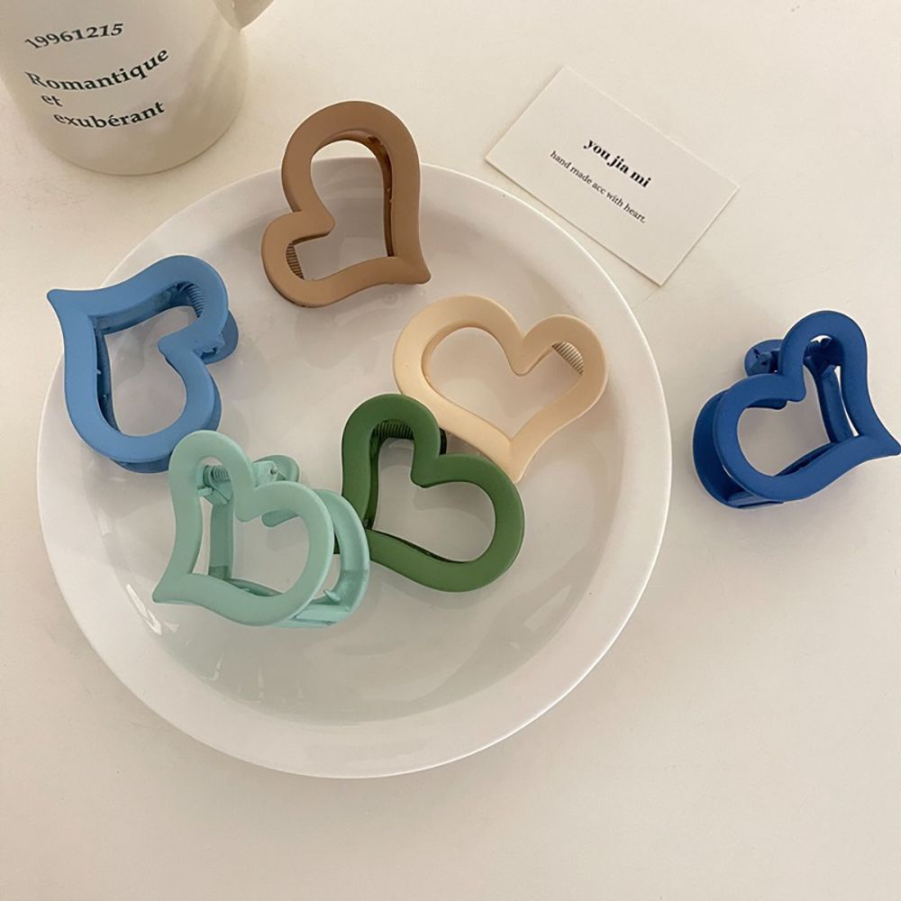 Kẹp tóc càng cua bằng acrylic màu sắc ngọt ngào phong cách Hàn Quốc cho nữ