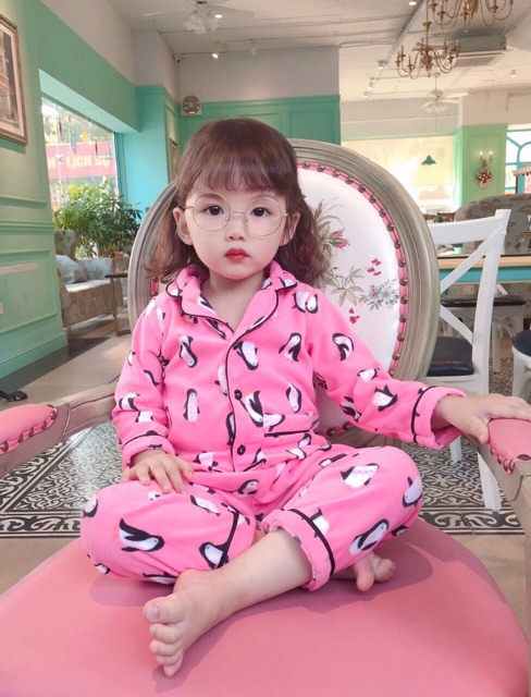 Bộ pijama nỉ size nhí cực đẹp, mềm mại và ấm áp cho bé trai, bé gái - BPNBN