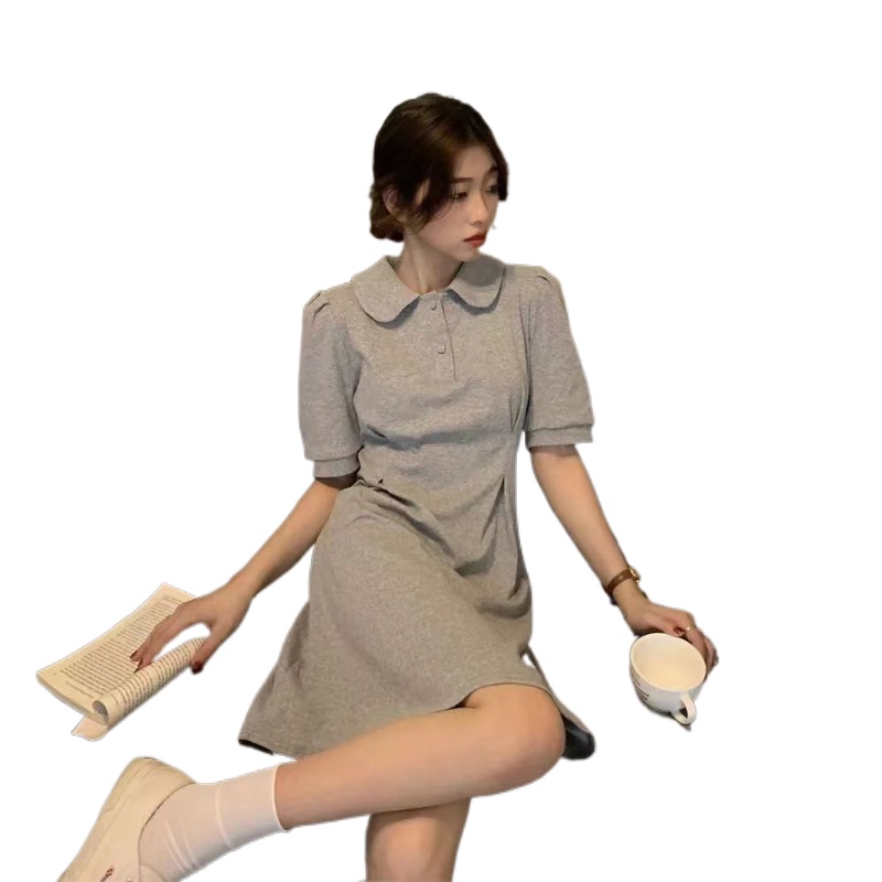 Đầm Perty tay phồng ôm eo phong cách Hàn Quốc thời trang mùa hè mới cho nữ