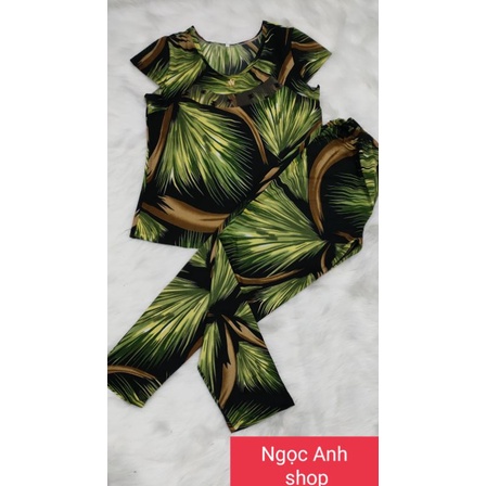 Bộ tay ngắn quần dài ống túm thun solen nhung,lạnh hàn,aty loại 1