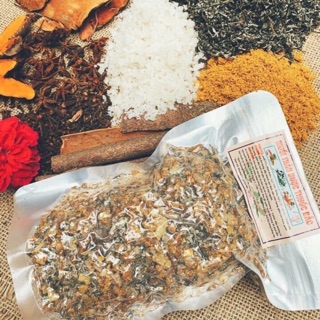Muối thảo dược chườm bụng giảm mỡ sau sinh
