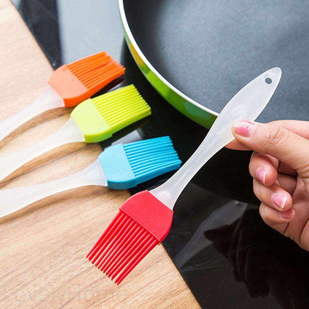 Cọ silicon phết dầu làm bánh nhiều màu tiện dụng