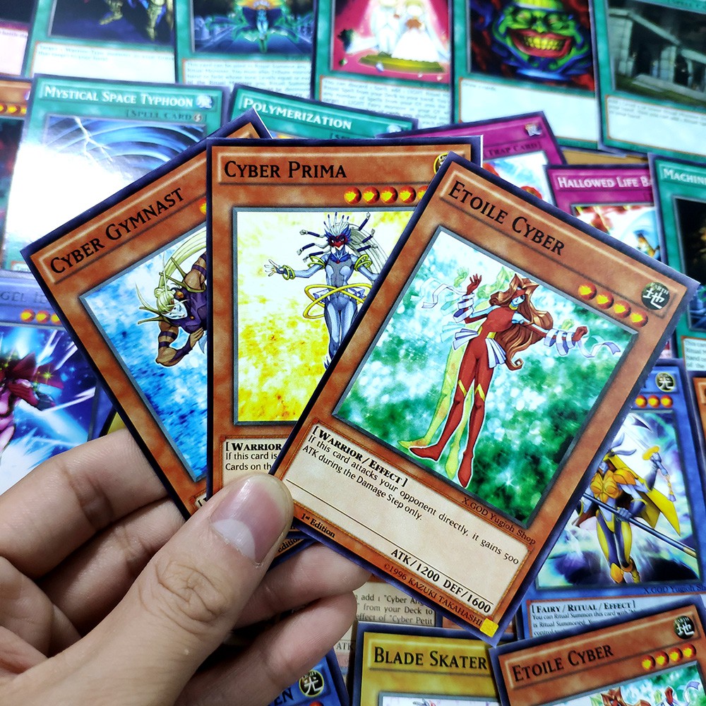 Bài Yugioh ❤️FREESHIP❤️ Thẻ bài Yugioh Cyber Angel Asuka deck 41 lá