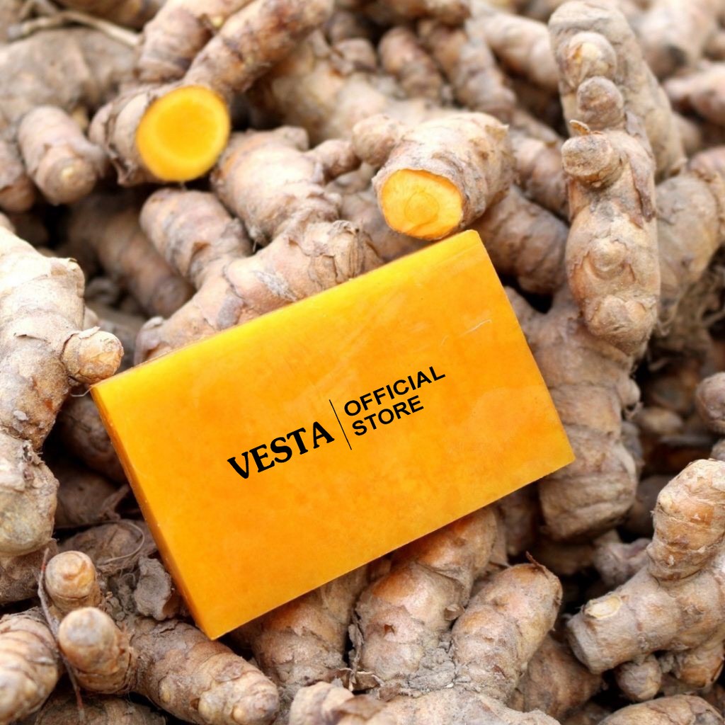 Xà Phòng Cam Nghệ - Xà Bông Tẩy Tế Bào Da Chết - Soap Trắng Da