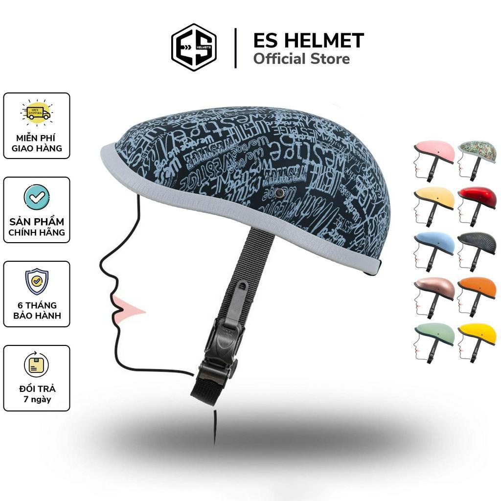 Mũ bảo hiểm ES Helmet nửa đầu Beret nữ chính hãng