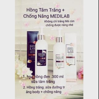 TẮM VÀ DƯỠNG TRẮNG HOA HỒNG ĐEN HÀN QUỐC