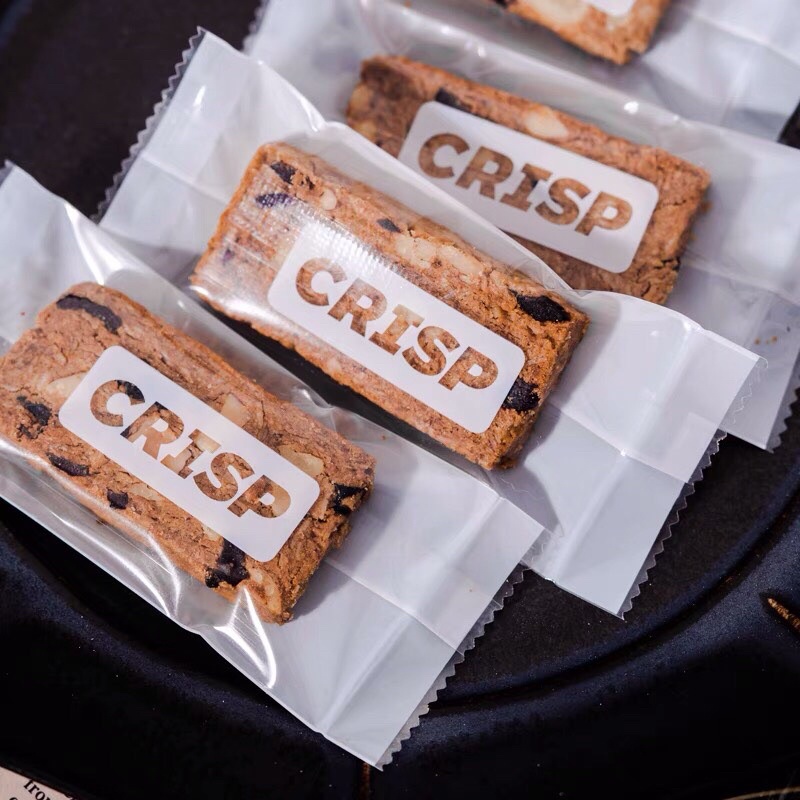 Túi hàn bánh kẹo hoạ tiết CRISP