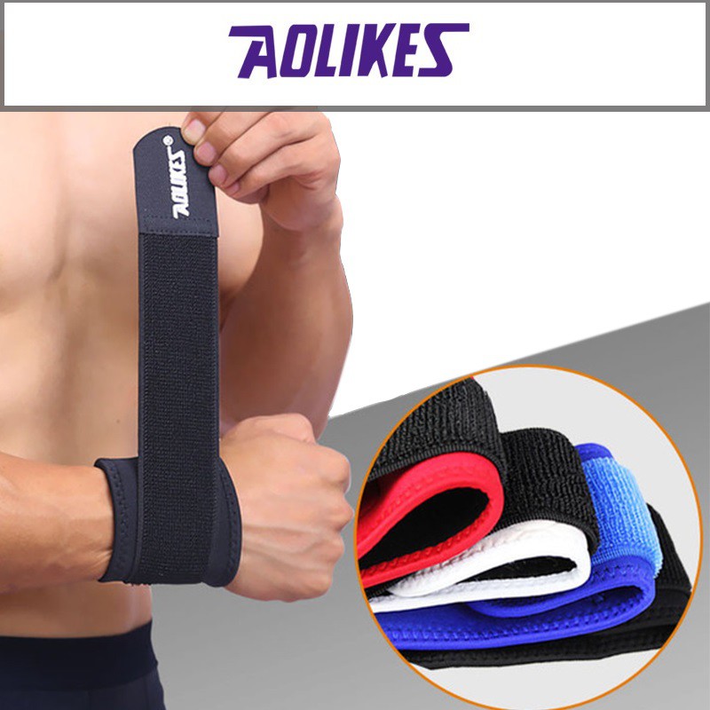 Đai Cuốn Cổ Tay Tập Tạ, Tập GYM Chơi Thể Thao AOLIKES - AL7936