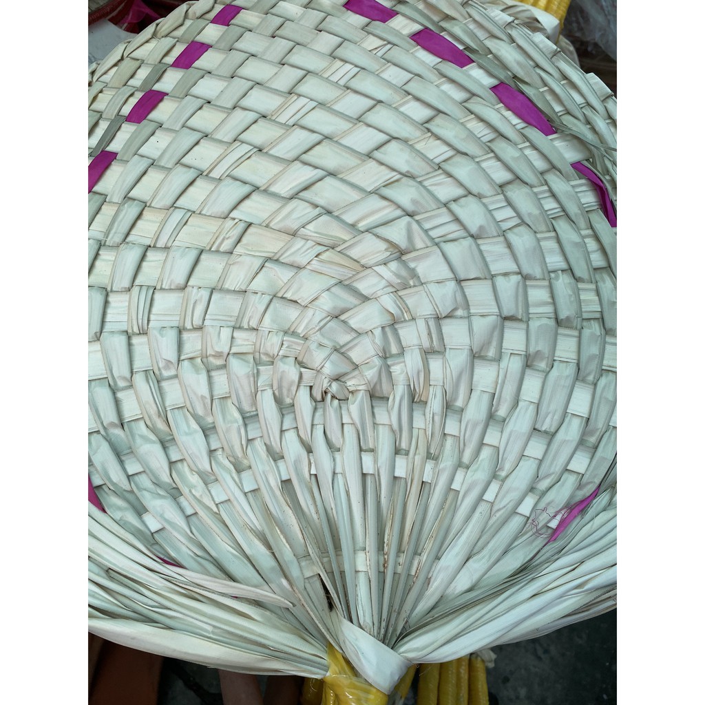 Quạt Cầm Tay Rơm Đan Thủ Công Truyền Thống Thời Thơ Ấu ( Quạt của bà)