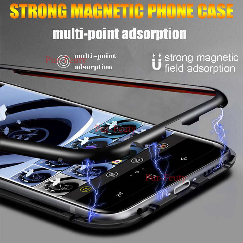 Ốp Lưng Kính Cường Lực 360 Độ Cho Iphone 6 6s 6 6s Plus 7 8 7 8 Plus X Xs Xs Max