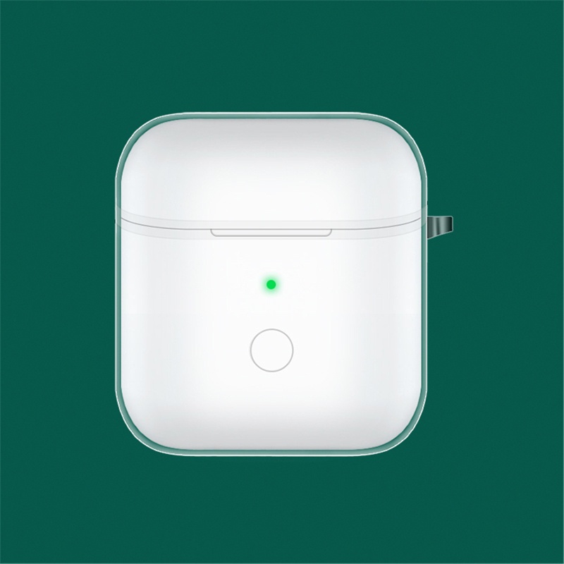 Vỏ Bảo Vệ Hộp Sạc Tai Nghe QCY T8 Bằng TPU Mềm Có Móc Chống Thất Lạc