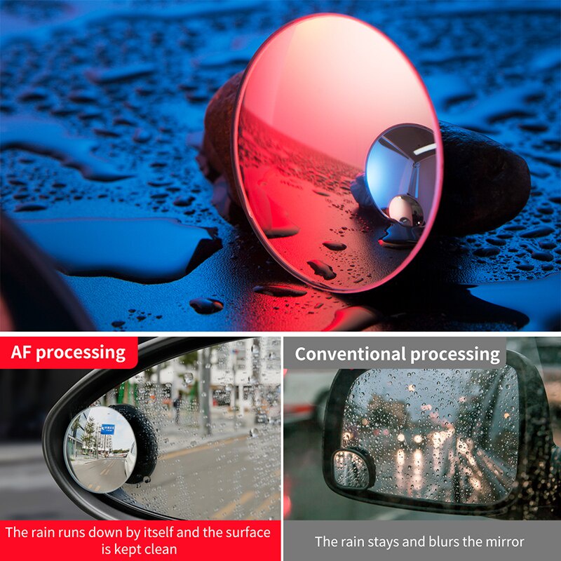 Gương cầu lồi ô tô Basseus gắn kính hậu oto xoay 360 xóa điểm mù mở rộng tầm nhin cho xe hơi ...