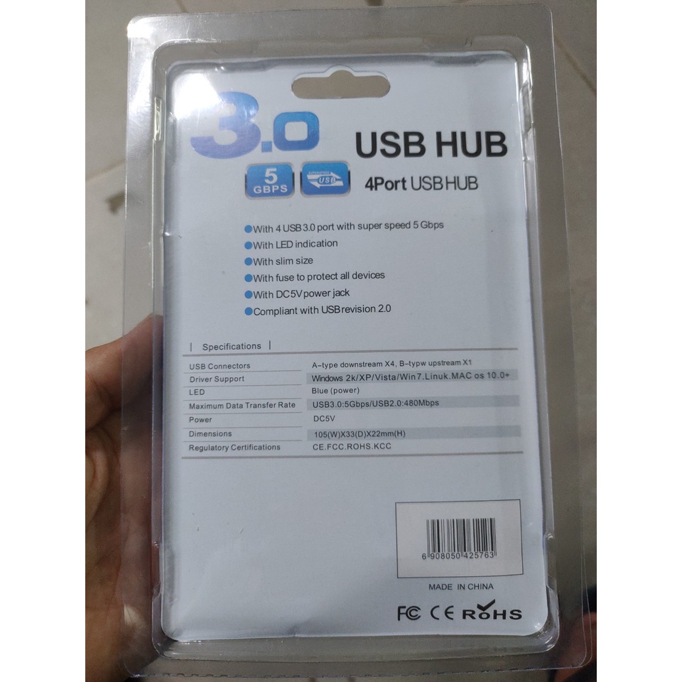 [Hub USB 4 Port] Bộ chia 1 cổng USB ra 4 cổng USB
