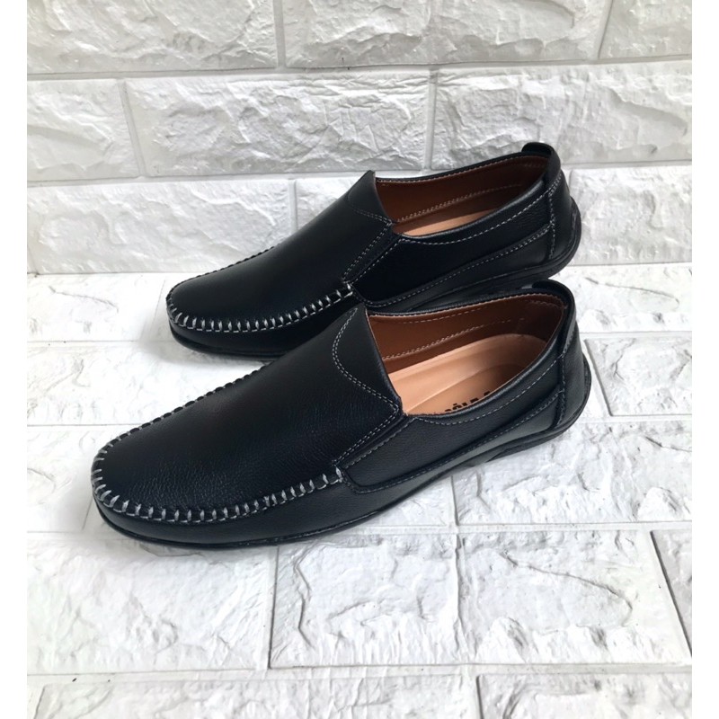 giày mọi nam đẹp.da mềm.mạ GM02.Size từ 38-43. màu đen.mẫu mới nhất hiện nay
