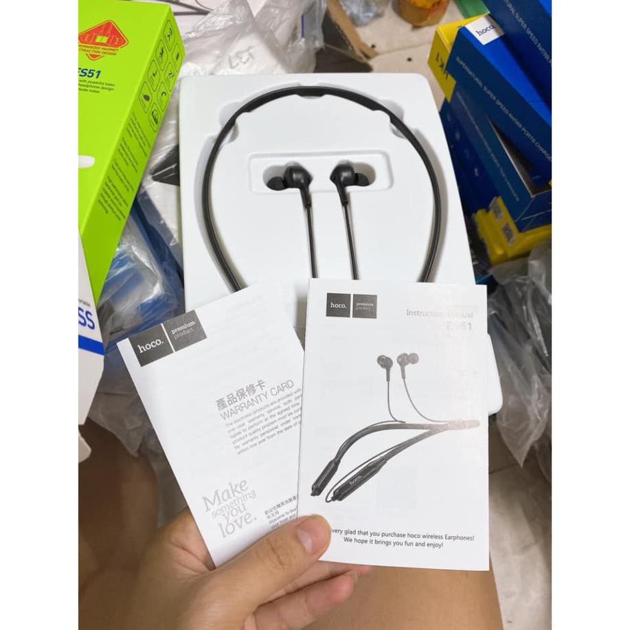 tai phone bluetooth Hoco ES51, tai nghe không dây Hoco ES51 pin 130mAh cho 10 giờ nghe nhạc và gọi điện | BigBuy360 - bigbuy360.vn